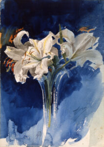 White lilies